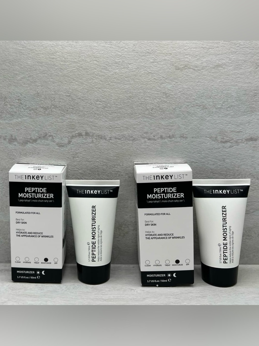 🪅 Two The Inkey List Peptide Moisturizers